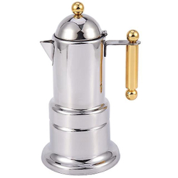 Haeger-200ml 4 xícaras de aço inoxidável cafeteira moka cafeteira bule filtro máquina de café automática máquina de café expresso é boa?