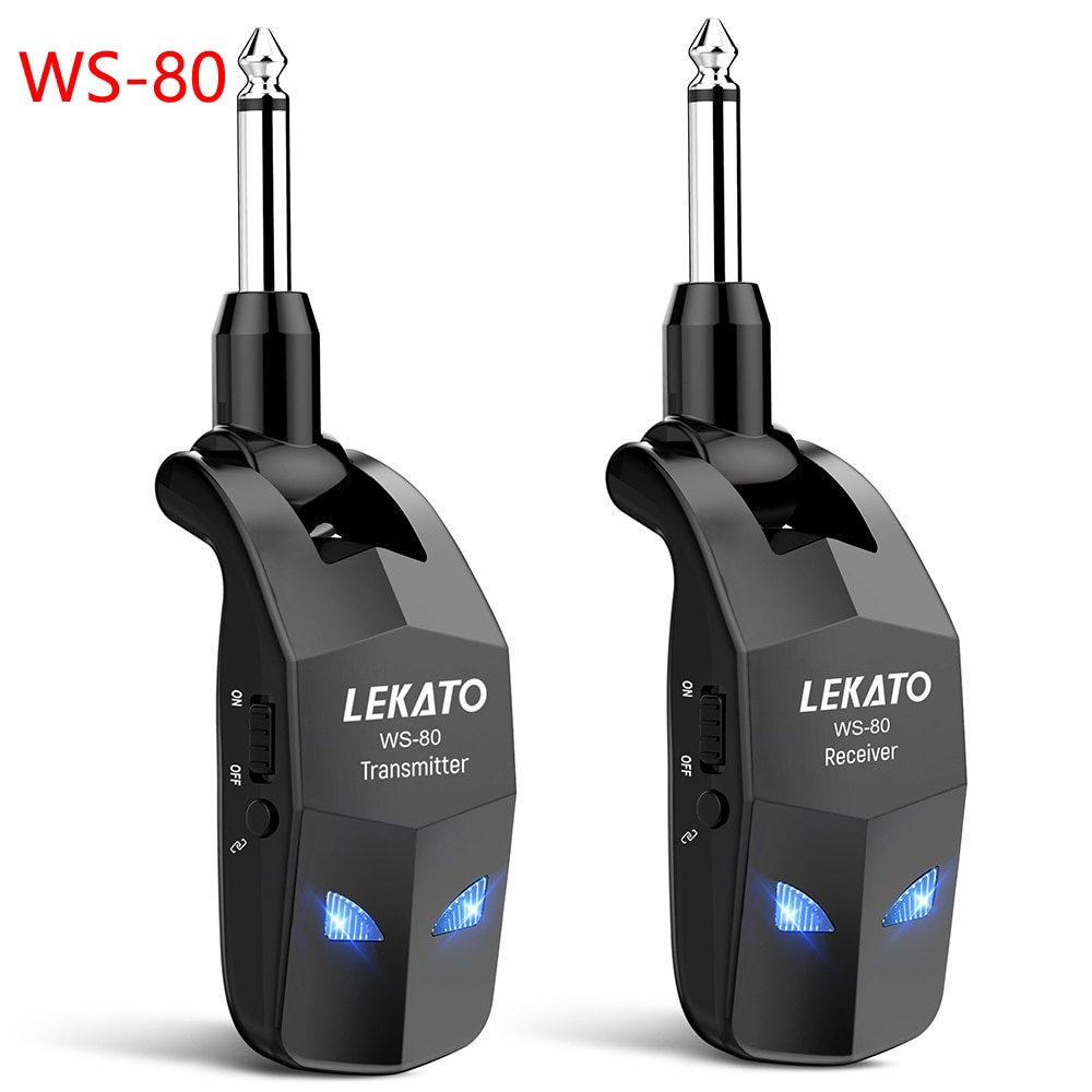 Transmissor sem fio para instrumentos musicais lekato WS-80 | Submarino