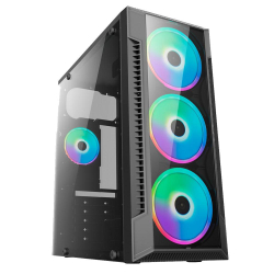 Gabinete gamer BPC-C3147 black com lateral vidro é boa?