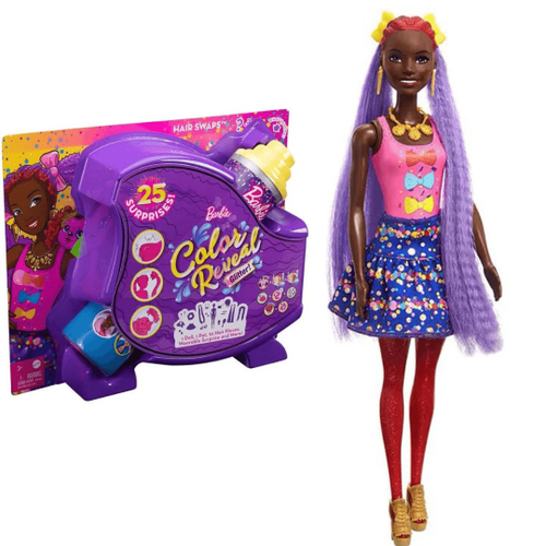 Barbie Color Reveal Penteados de Festa 25 Surpresas 3 Mattel