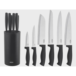 Jogo de Facas Brinox Inox com Cepo 2558400 7 Peças Menor preço em Jogo de Facas Brinox Inox com Cepo 2558400 7 Peças