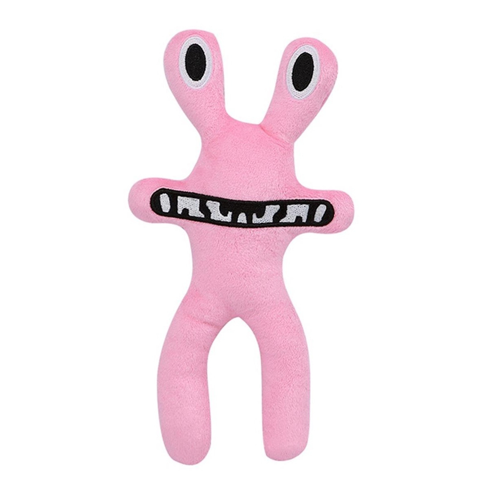 Boneco De Pelúcia Bichinho Pink Com Dentes Novo Personagem Rainbow Friends  Jogo Roblox