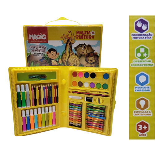 Dinossauro Para Colorir Pintar Infantil Dino Paint Menino Menina Várias  Cores Estimula Criatividade Tinta Pincel Original na Americanas Empresas