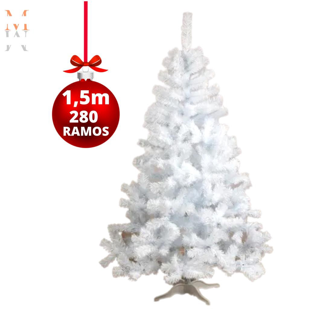 Arvore Natal 150cm Verde e Neve - Simplesmente Vanessa