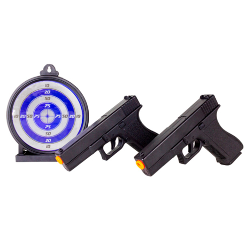 Airsoft Pistola Brinquedo Arma Gel Com Laser 2em1 - Desconto no Preço