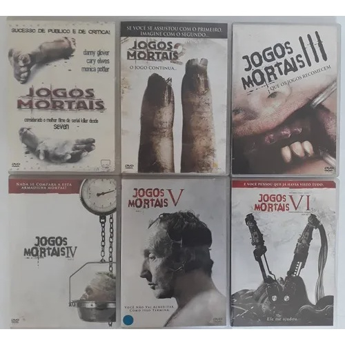 DVD JOGOS MORTAIS 3 - QUE OS JOGOS RECOMECEM / TERROR