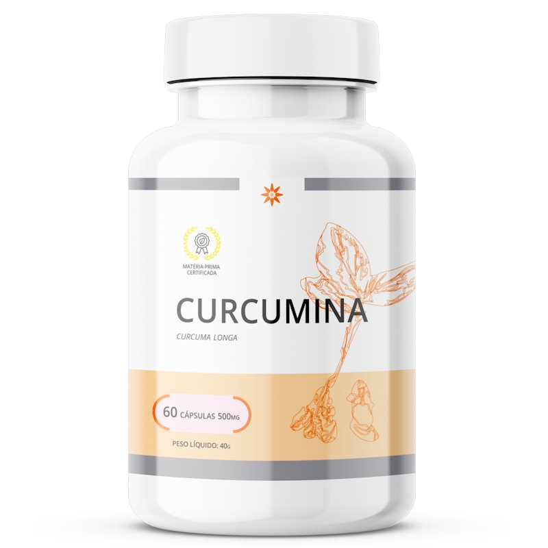 Curcumina Prime - Curcumina + Curcuma Longa - 500mg 60 Cápsulas | Submarino