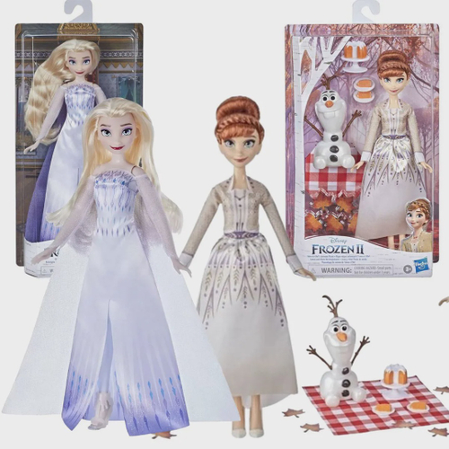 Vestido infantil Frozen 2 com Elsa e Anna na floresta em Promoção na  Americanas