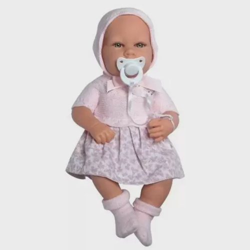 Boneca bebê reborn realista 42CM 1,8 kg rosa - baby brink no Shoptime