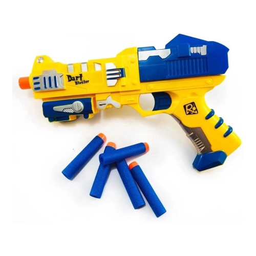 Pistola Lançador Nerf Arma Pistola Atira Dardos Barato brinquedo