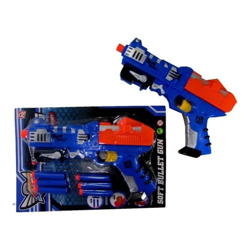 5 Pistola Lançador Nerf Arma Pistola Atira Dardos Barato