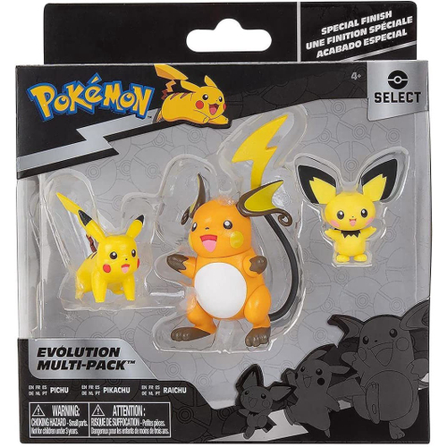 Multipack Evo Pokemon Word Pichu Pikachu Raichu 3295 - Sunny