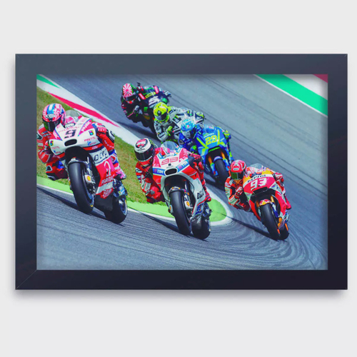 Quadro Decorativo Moto Cross - Fran Adesivos de Parede