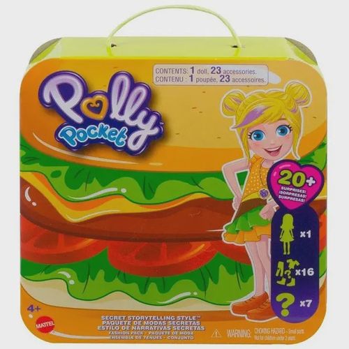 Boneca Mattel Polly Pocket Modas Sortido HNF50