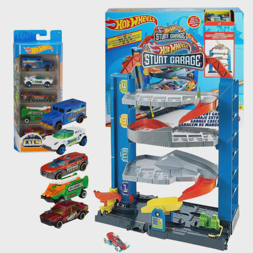 Pista De Carrinhos Hot Wheels City Garagem 4 Pisos Original em