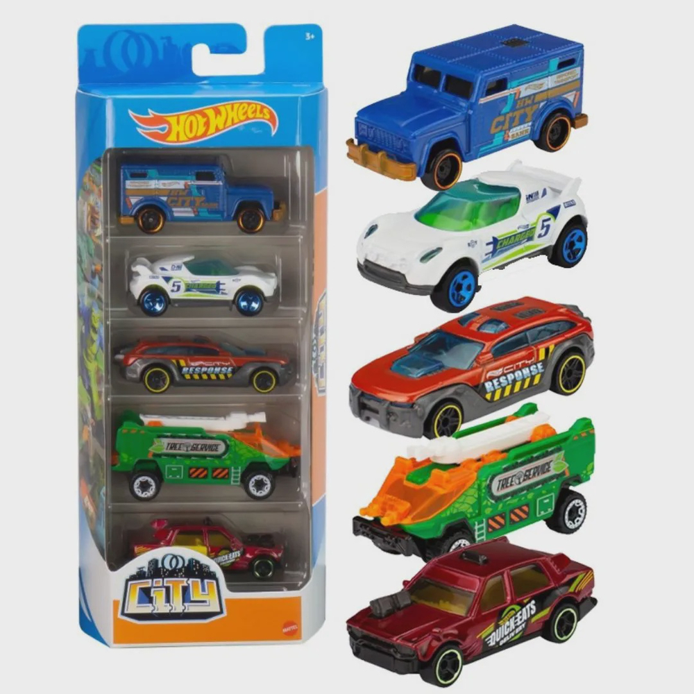 Carrinhos Hot Wheels Veículos Básicos Pack Com 5 Mattel em Promoção na  Americanas