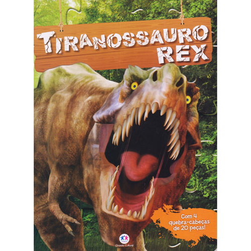 Jogo Quebra Cabeça Infantil Dino T-rex Dinossauro 150 Pçs