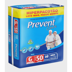 Fralda Geriátrica Prevent Hiper G com 50 Unidades é boa?