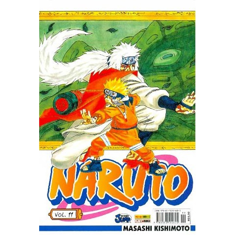 Coleção completa do mangá Naruto, lançado pela Panini.