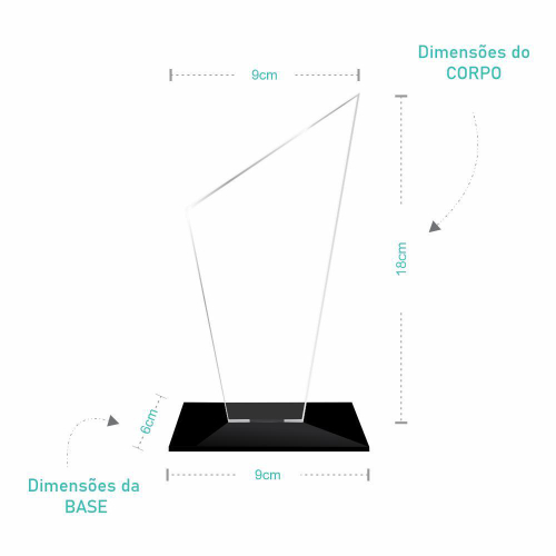 Kit Com 44 Troféus em Acrílico Dobrados em Promoção na Americanas