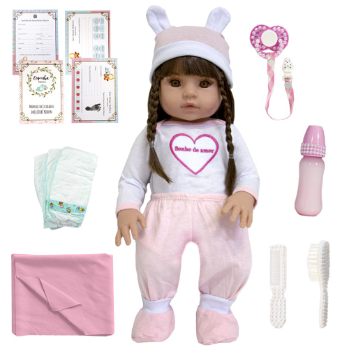 bebê reborn em silicone sólido menina - Amor de Bebê Reborn - Bebês  Realistas