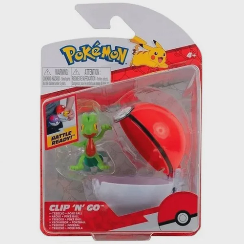 Boneco Pokemon - Pokebola - Clip N Go - Piplup + Poke Bola SUNNY BRINQUEDOS