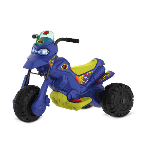 Mini Moto Eletrica 6v Infantil Xt3 Azul Menino Bandeirante