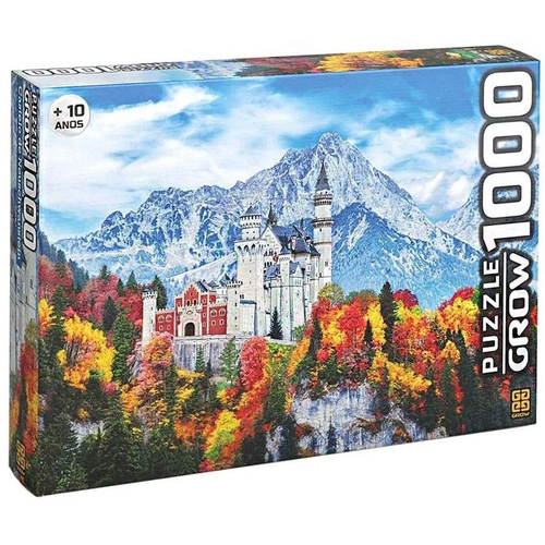 Quebra-Cabeças - Quebra-Cabeça 1000 Peças - Castelo De Neuschwanstein -  Loja Virtual