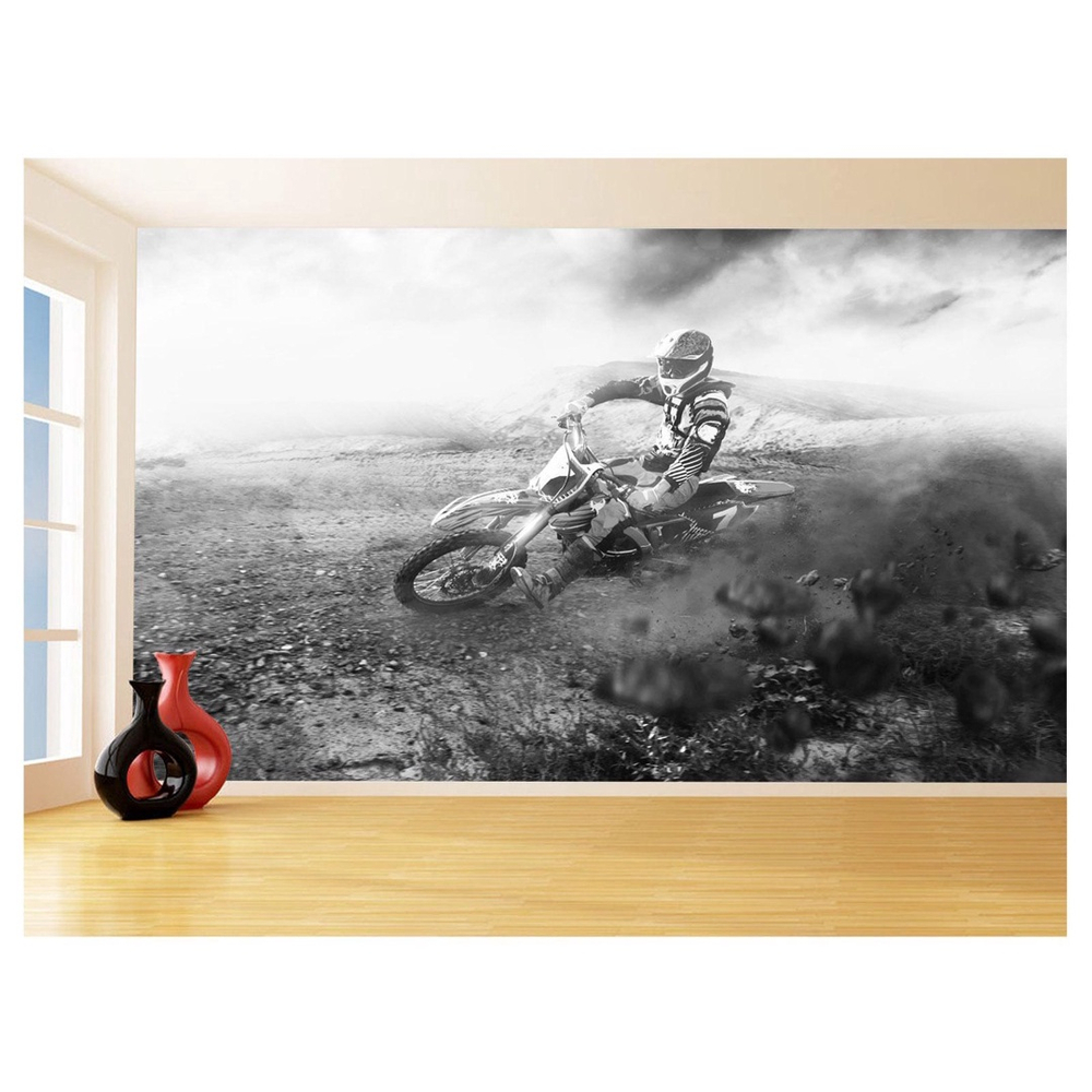 Papel De Parede 3D Moto Cross Trilha Terra Mx 3,5M Bkm14 - Você Decora -  Papel de Parede - Magazine Luiza