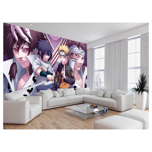 Papel De Parede Anime Naruto Mangá Desenho Art 3,5M Nrt07 no Shoptime