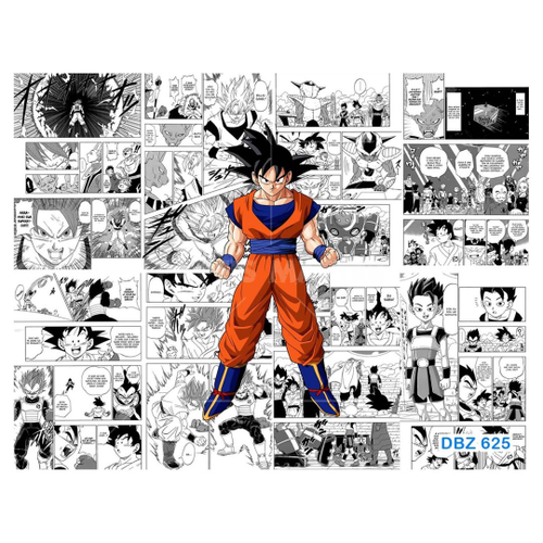 Autocolante de parede Son Goku, Dragon Ball