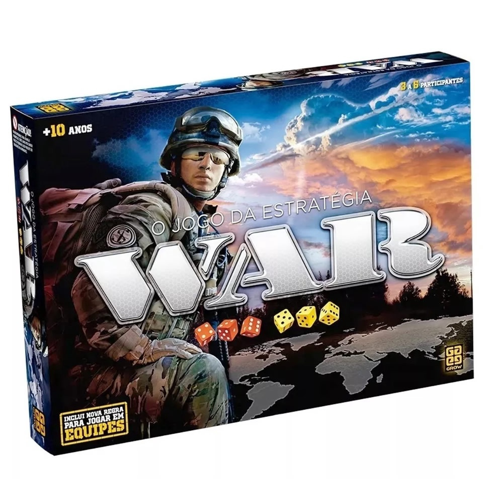 Jogo de Tabuleiro War 02000 Grow em Promoção na Americanas