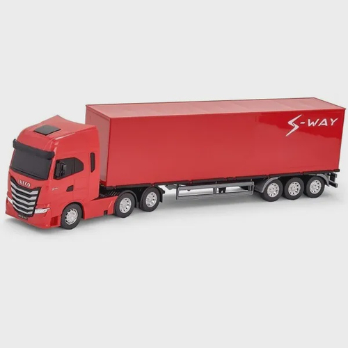 Carreta de Brinquedo Caminhão de Água Articulada Roda Livre de 41cm Iveco