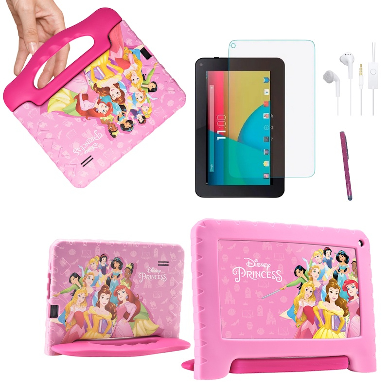 Tablet 32GB wifi kids Princesas kit completo Capa + película + Caneta + Fone Nb372 em Promoção na Americanas Tablet 32GB wifi kids Princesas kit completo Capa + película + Caneta + Fone Nb372 em Promoção na Americanas