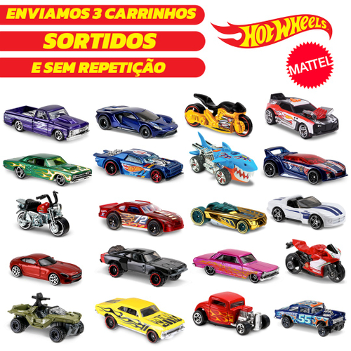 Carrinho Hot Wheels Sortidos Valor Unitario Mattel em Promoção na Americanas