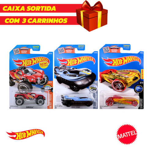 Kit 3 Carrinhos Hot Wheels Diferentes 1/64 - Mattel Origin na Americanas  Empresas