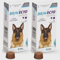 Combo Bravecto Antipulgas E Carrapatos Para Cães De 20 40kg 2 unidades é boa?