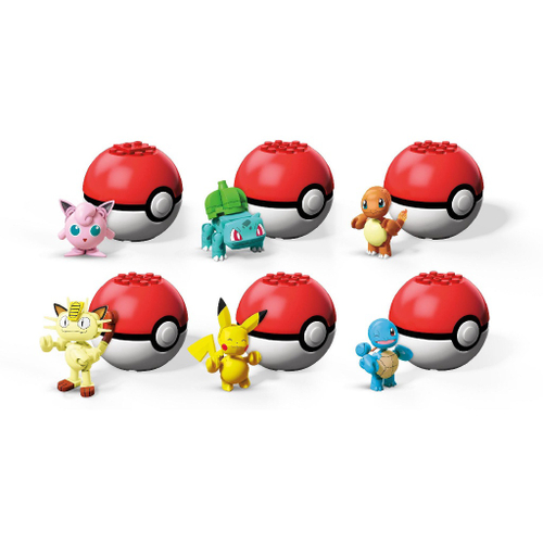 Brinquedo Pokemon - Mega Construx Pokebola + Pokemon em Promoção