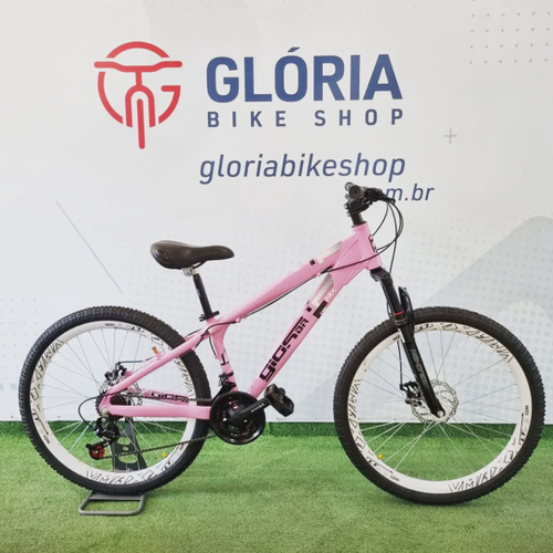 Bicicleta Gios Br Frx Aro 26 Alumínio 21V Rosa No Shoptime