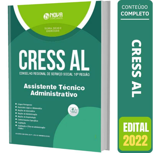 Apostila Concurso CRESS RJ 2022 Auxiliar de Serviços Gerais