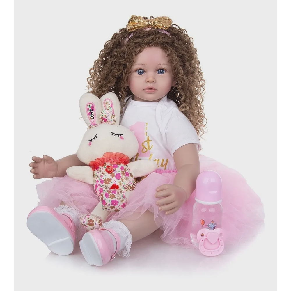 Boneca Bebê Reborn Aurora Realista Corpo de Silicone em Promoção na  Americanas