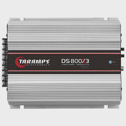 Menor preço em Módulo Taramps Ds800x3 800w Rms 3 Canais 2 Ohms Amplificador Som Automotivo