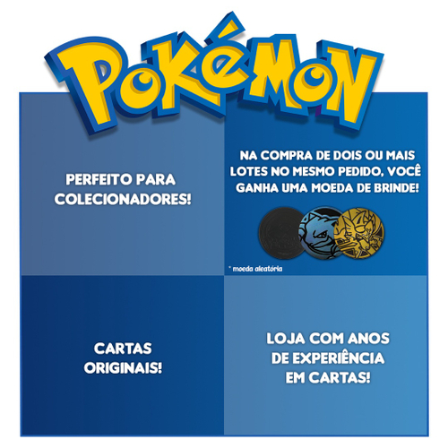 Lote Pokémon 50 Cartas + Aerodactyl V astro + Brinde em Promoção