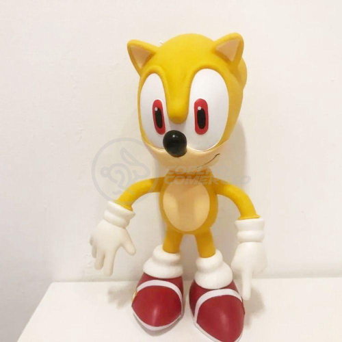 Boneco Sonic Amarelo Grande Super Size 23Cm - Sonic - WebContinental