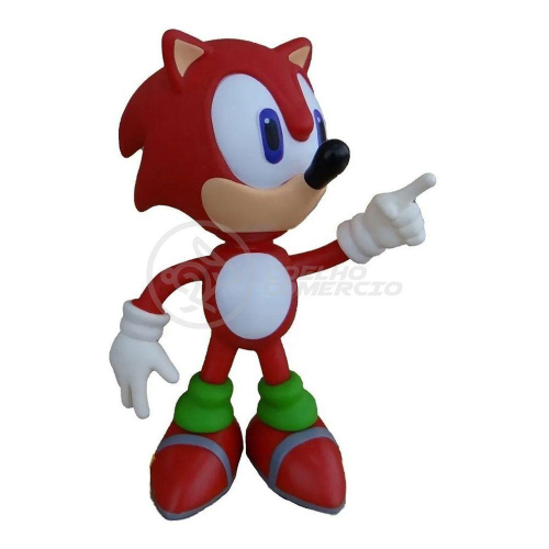 Boneco vermelho sonic