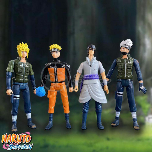 Kit c/ 12 Bonecos Naruto Action Figure Shippuden