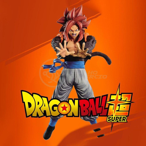 Boneco Dragon Ball Z Gogeta Super Saiyajin 4 - Goku E Vegeta