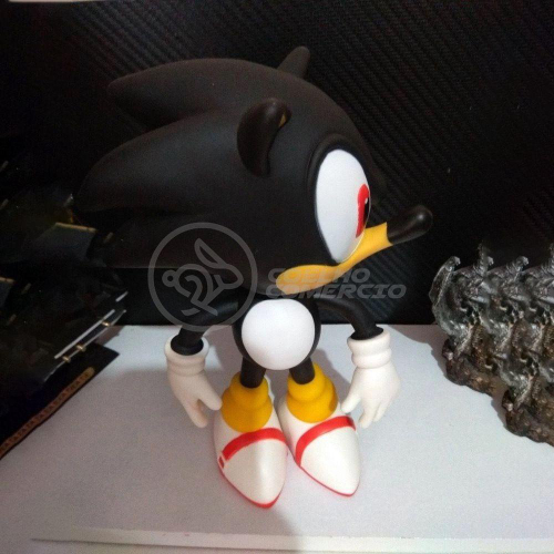 Boneco Sonic Preto Grande Action Figure Shadow - Articulado em Promoção na  Americanas