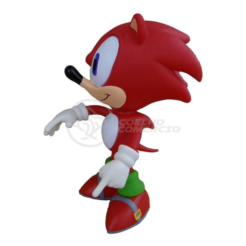 Boneco Sonic Red Vermelho Grande Super Size 23Cm - Sonic - Casa