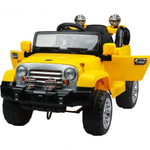 Jipe Elétrico Trilha 12V Infantil Amarelo Bel Lazer